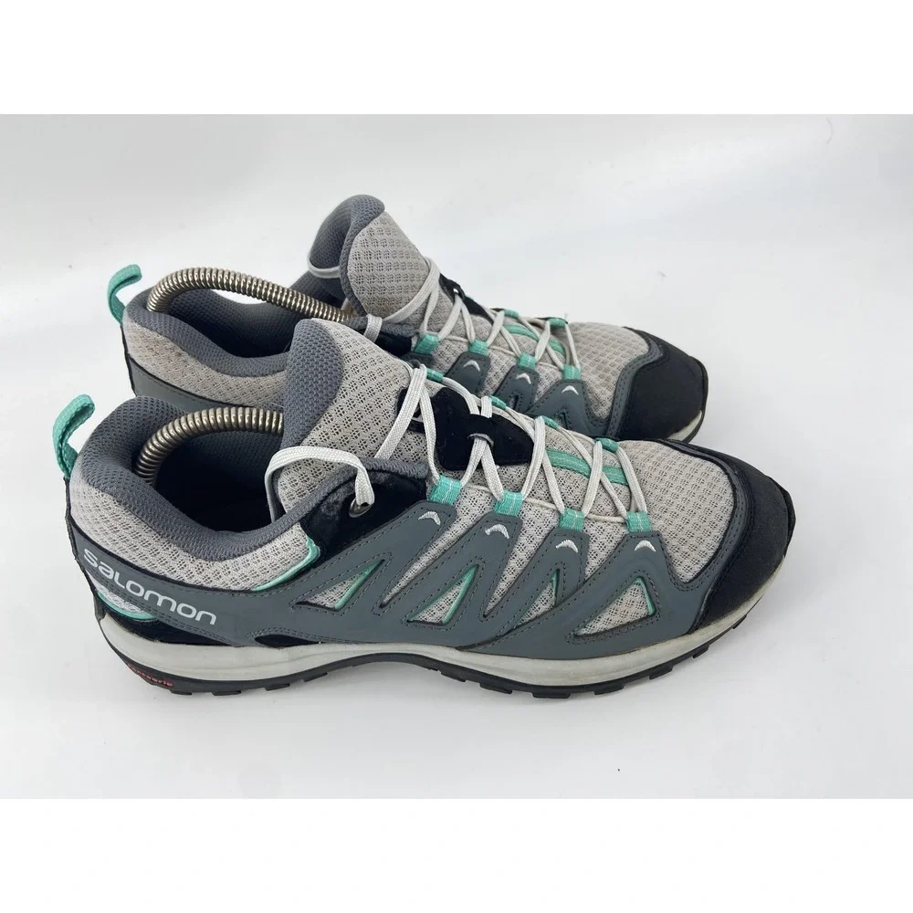 Salomon Shoes Womens 10 Gray Ellipse 3‎ Aero Trail Running Hiking Outdoor 402445
